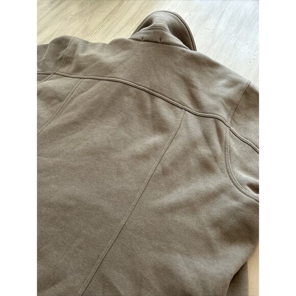 Torrid Gray Fleece Lined Trucker Shacket Jacket Button Up Sz 4x - Picture 11 of 13